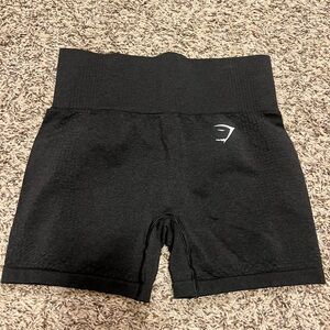 S | Gymshark Vital Seamless Shorts - Black Marl